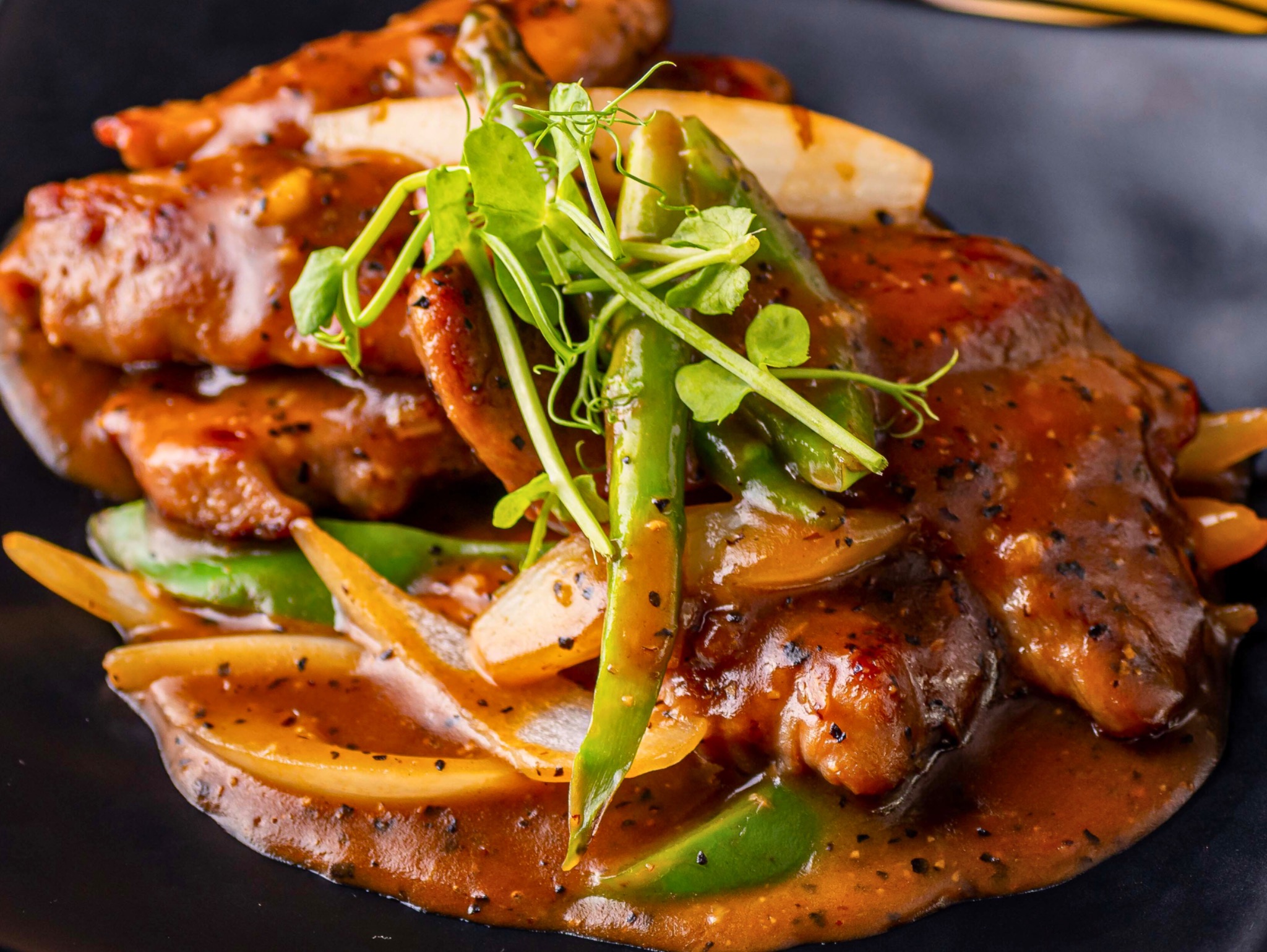 Wok Peppered Beef