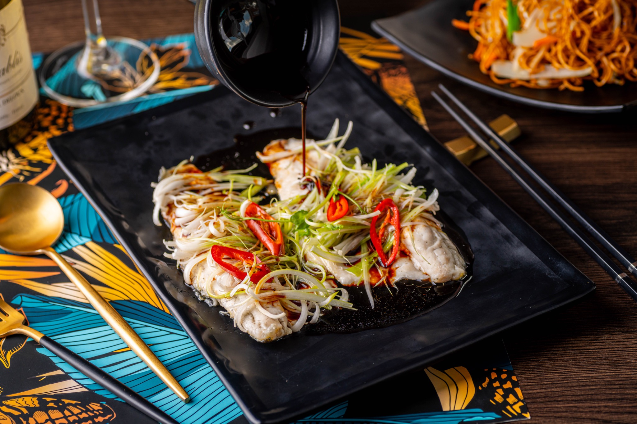 Steamed Sea Bass